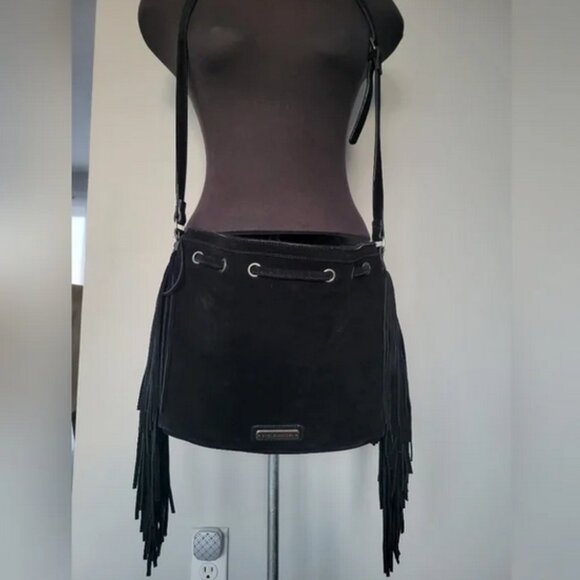 Vintage Steve Madden Suede Western Tassel Bag - Picture 6 of 6